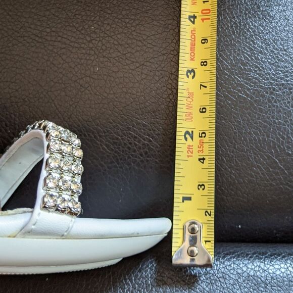 NEW Delicious Rhinestone Ankle Tie Stiletto Heels - Picture 6 of 14